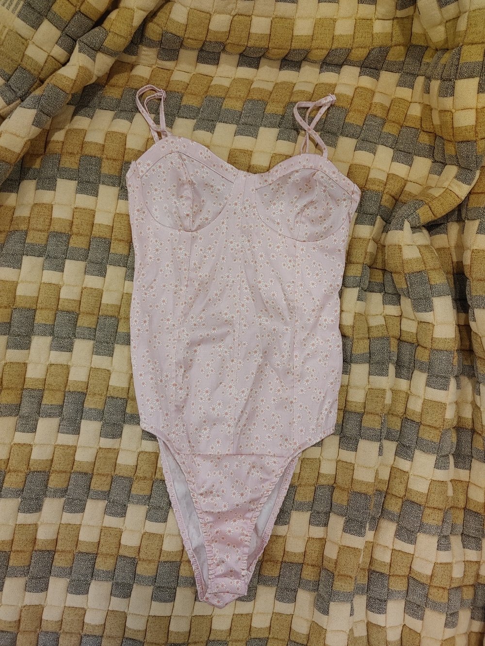 Pink Floral Bodysuit - Picture 1 of 1